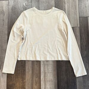 Lululemon Classic-Fit Cotton-Blend Long-Sleeve - size 6